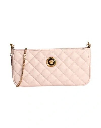 Versace Woman Cross-body Bag Light Pink Size - Lambskin