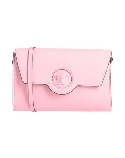 Versace Woman Cross-body Bag Pink Size - Calfskin