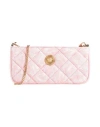 Versace Woman Cross-body Bag Pink Size - Polyamide, Cotton, Polyester In Pink