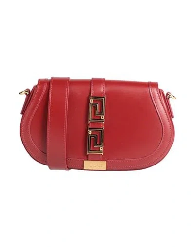Versace Woman Cross-body Bag Red Size - Calfskin