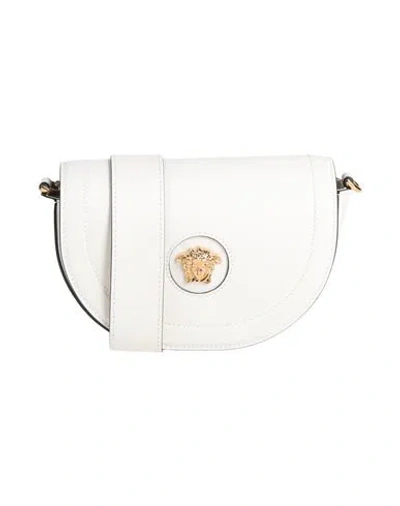 Versace Woman Cross-body Bag White Size - Calfskin