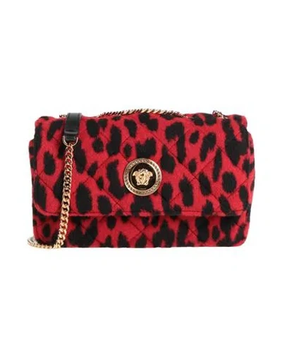 Versace Woman Cross-body Bag Red Size - Virgin Wool