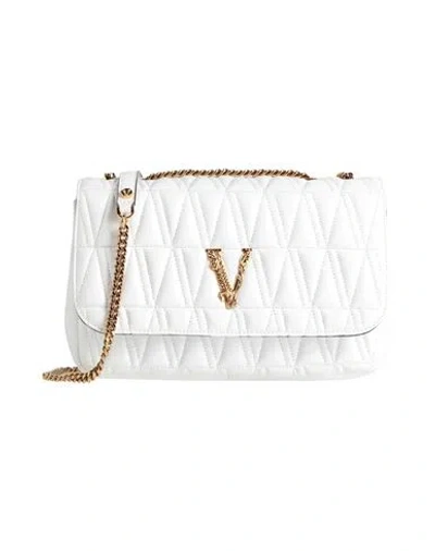 Versace Woman Cross-body Bag White Size - Lambskin