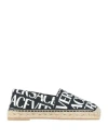 Versace Woman Espadrilles Black Size 6 Textile Fibers