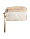 Versace Woman Handbag Beige Size - Polyamide, Cotton, Polyester, Acrylic, Calfskin