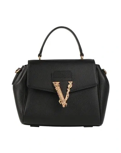 Versace Woman Handbag Black Size - Calfskin