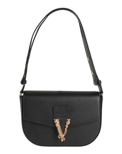 VERSACE VERSACE WOMAN HANDBAG BLACK SIZE - CALFSKIN