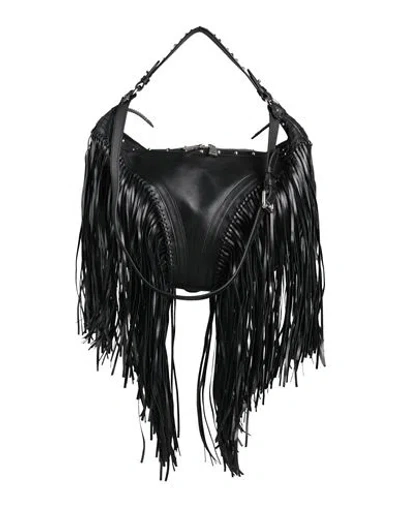 Versace Woman Handbag Black Size - Calfskin