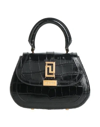 Versace Woman Handbag Black Size - Calfskin