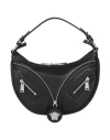 Versace Medusa Zip-detail Shoulder Bag In Black