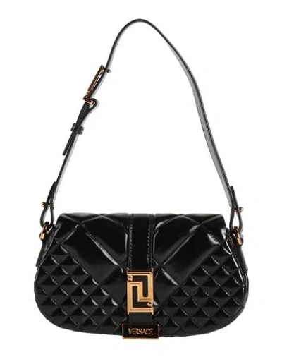 VERSACE VERSACE WOMAN HANDBAG BLACK SIZE - LAMBSKIN