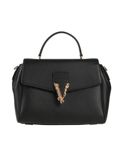 Versace Woman Handbag Black Size - Leather