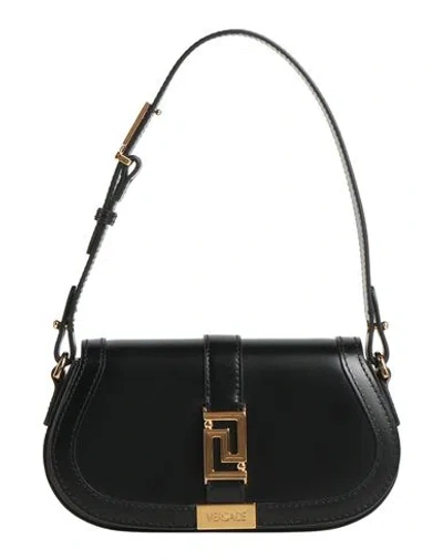 Versace Woman Handbag Black Size - Leather