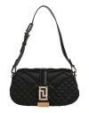 Versace Woman Handbag Black Size - Viscose, Silk, Lambskin