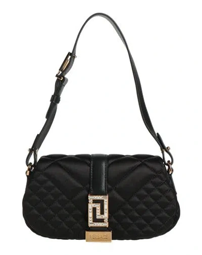 Versace Woman Handbag Black Size - Viscose, Silk, Lambskin