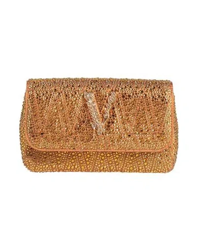 Versace Woman Handbag Gold Size - Viscose, Silk