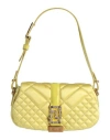 Versace Woman Handbag Lime Green Size - Viscose, Silk, Lambskin