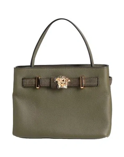 Versace Woman Handbag Military Green Size - Calfskin