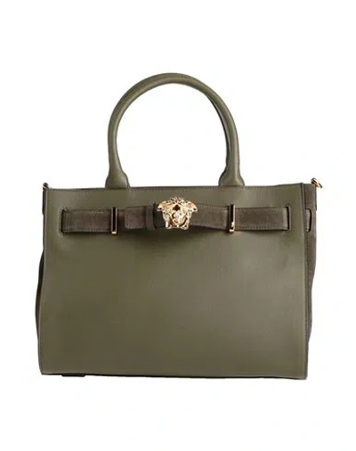 Versace Woman Handbag Military Green Size - Calfskin
