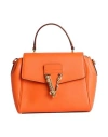 Versace Woman Handbag Orange Size - Calfskin