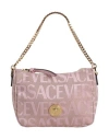 Versace Woman Handbag Pink Size - Polyester, Cotton