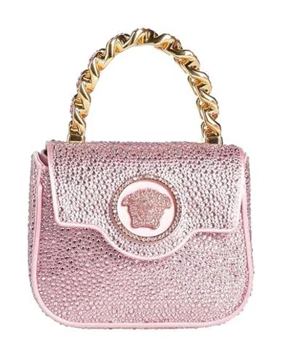 Versace Woman Handbag Pink Size - Viscose, Silk