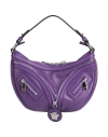 Versace Woman Handbag Purple Size - Calfskin