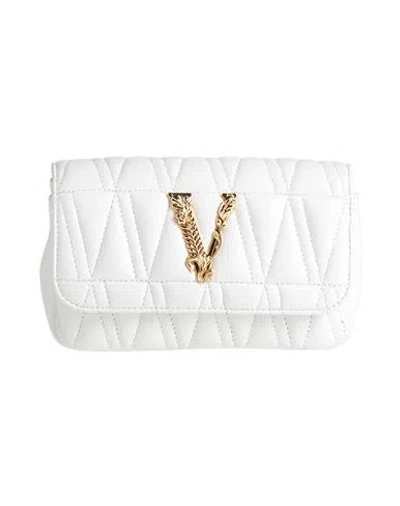 Versace Woman Handbag White Size - Lambskin