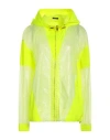 Versace Woman Jacket Acid Green Size 8 Polyamide In Green