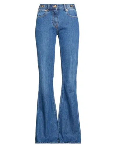 Versace Woman Jeans Blue Size 27 Cotton