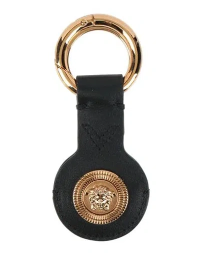 Versace Woman Key Ring Black Size - Calfskin