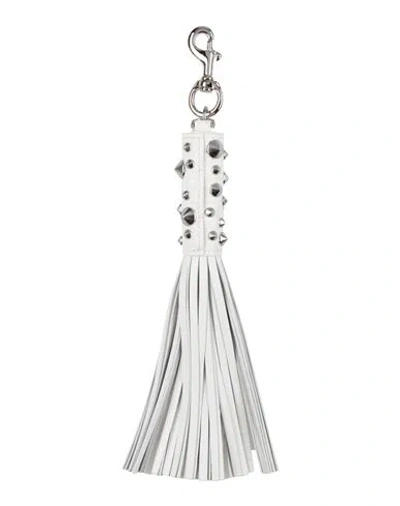 Versace Woman Key Ring White Size - Calfskin