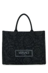 VERSACE VERSACE MAN LARGE TOTE EMBROIDERY JACQUARD BAROCCO