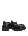 Versace Vagabond Medusa Loafers In Black