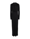 Versace Woman Maxi Dress Black Size 6 Viscose In Black