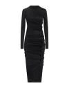 Versace Woman Maxi Dress Black Size 6 Viscose In Black