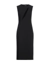 Versace Cut Out Midi Dress Skirts Black In Black