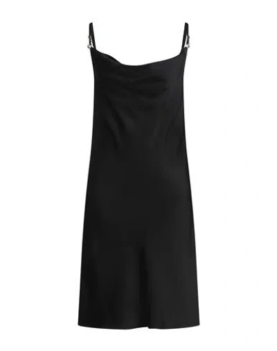 Versace Woman Midi Dress Black Size 6 Acetate, Viscose