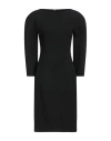 Versace Woman Midi Dress Black Size 4 Acetate, Viscose In Black