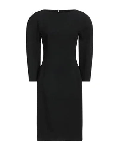 Versace Woman Midi Dress Black Size 6 Acetate, Viscose