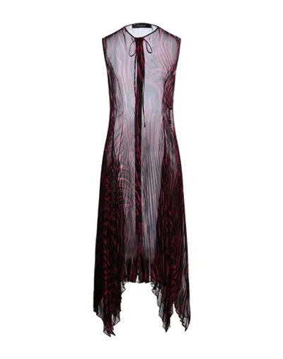 Versace Woman Midi Dress Black Size 6 Polyester