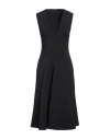 VERSACE VERSACE WOMAN MIDI DRESS BLACK SIZE 8 ACETATE, VISCOSE