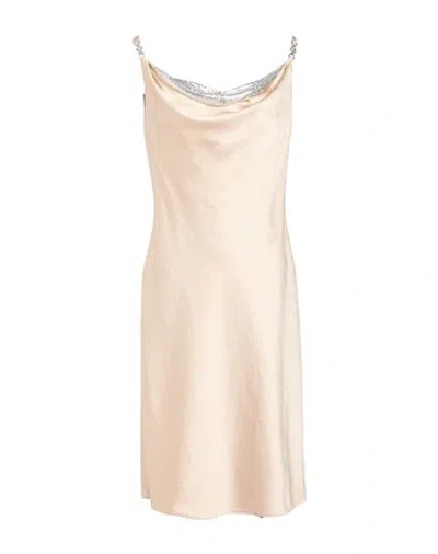 Versace Woman Midi Dress Blush Size 6 Polyester In Pink
