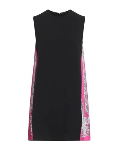 Versace Woman Mini Dress Black Size 4 Acetate, Viscose, Polyester