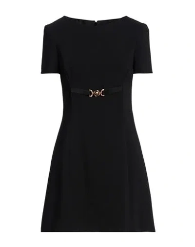 Versace Woman Mini Dress Black Size 8 Viscose, Elastane, Acetate