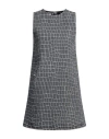 Versace Woman Mini Dress Grey Size 6 Cotton