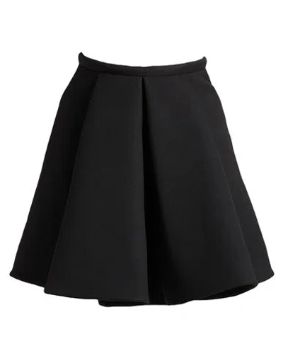 Versace Woman Mini Skirt Black Size 0 Polyester