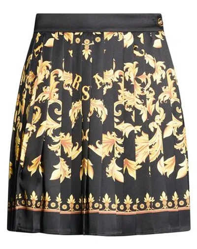 Versace Woman Mini Skirt Black Size 2 Polyester