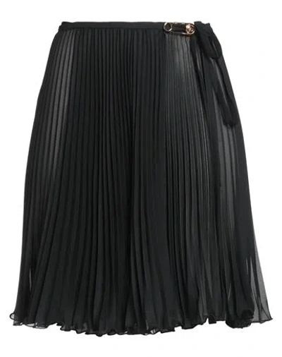 Versace Woman Mini Skirt Black Size 8 Polyester
