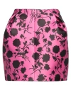 Versace Woman Mini Skirt Fuchsia Size 6 Polyester, Silk